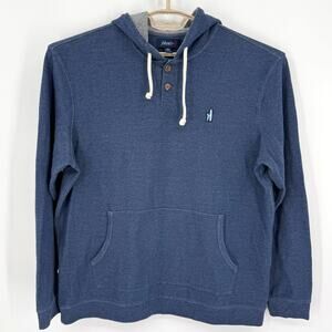 Johnnie O Jonah Pullover Hoodie Sweatshirt Blue Size XL